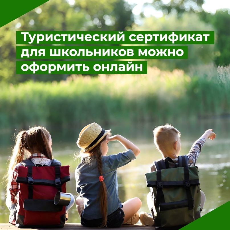 Туристический сертификат для школьников можно оформить онлайн.